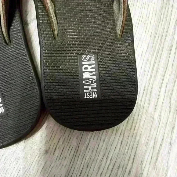 West Harris Boys Flip Flops Size 13 - Picture 3 of 5